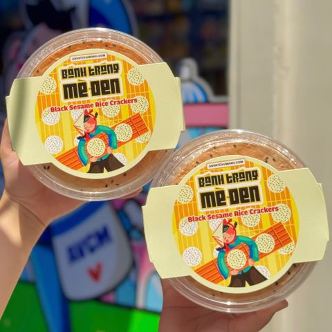 Bánh Tráng Mè Đen