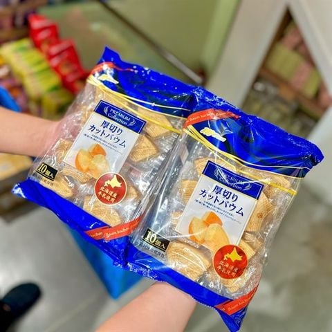 Baumkuchen Premium Bánh Bông Lan Cắt