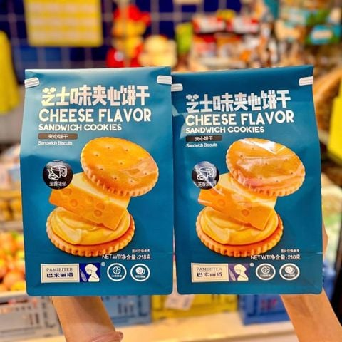 Bánh Cheese Flavor Sanwich Cookies