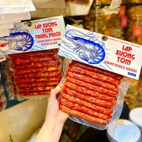 Lạp Xưởng Tôm Trứng Muối