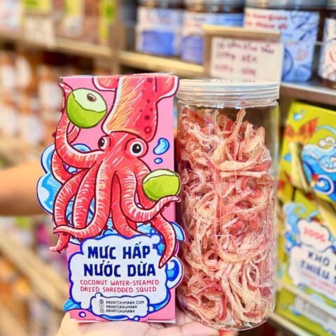 Khô Mực Hấp Nước Dừa