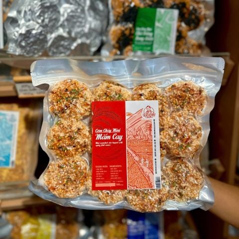 Cơm Cháy Tròn Mini Mắm Cay