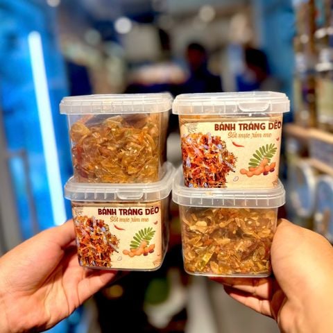 Bánh Tráng Dẻo Mực Dừa Rim Me