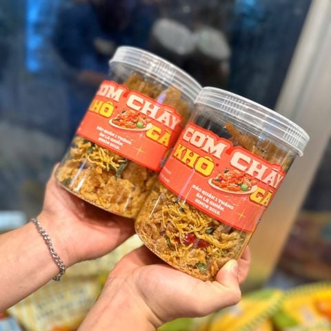 Cơm Cháy Mắm Khô Gà