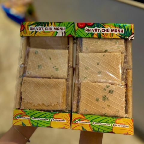 Bánh Kẹp Hành Cốt Dừa Nướng