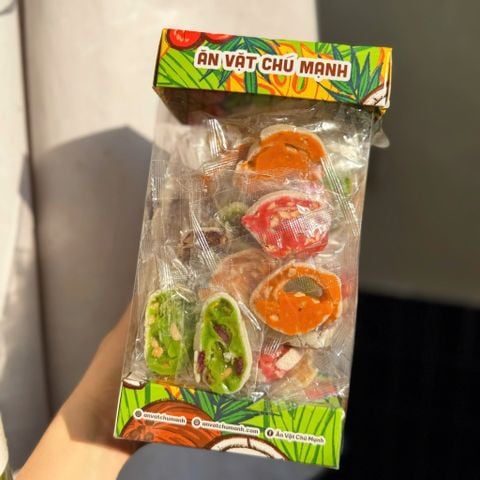 Kẹo Dừa Phồng Cuộn Mix Vị