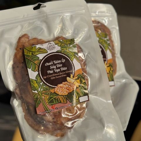 Chuối Xiêm Phủ Dừa Nguyên Trái Ép