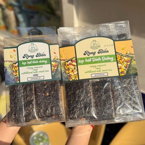 Rong Biển Kẹp Gạo Lức Mix Hạt Dinh Dưỡng