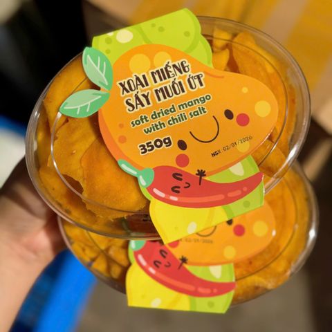 Xoài Miếng Sấy Muối Ớt