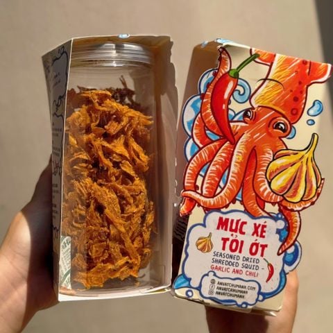 Mực Xé Tỏi Ớt