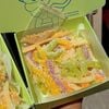 Bánh Tằm Khoai Mì Kèm Muối Mè