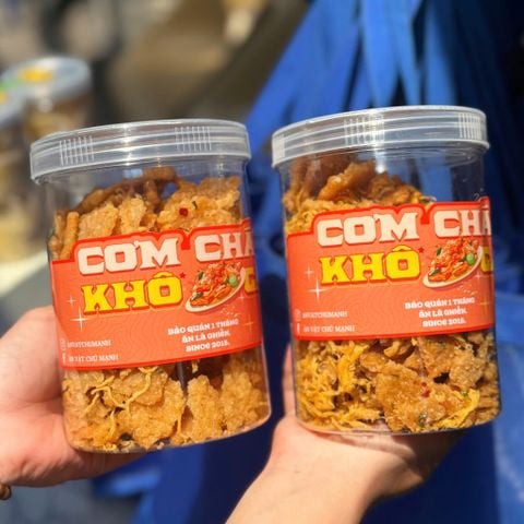 Cơm Cháy Mắm Khô Gà