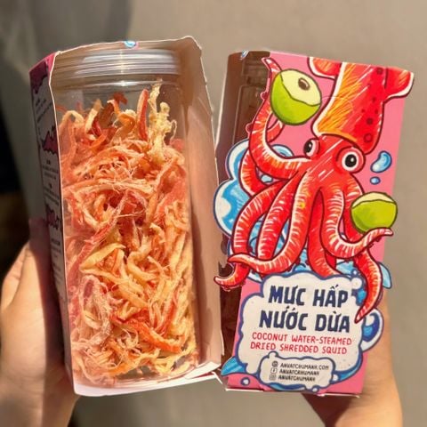 Khô Mực Hấp Nước Dừa