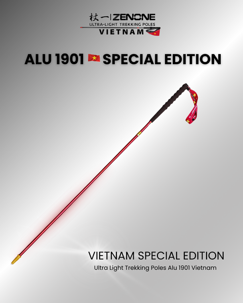  Gậy leo núi chạy trail Zenone Z1901VN Special Edition - Hợp Kim Nhôm 