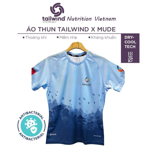  Áo thể thao tay ngắn Tailwind x Mude Blue 
