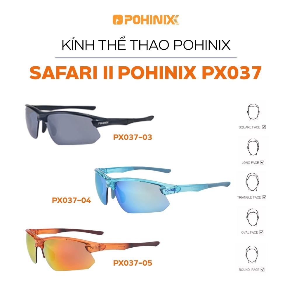 Kính POHINIX SAFARI II PX037 