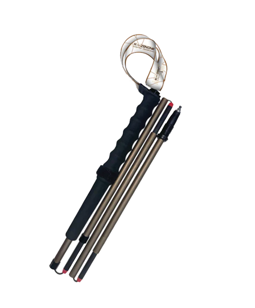  Gậy leo núi chạy trail siêu nhẹ Zenone Z2401 full carbon - Black Gold 