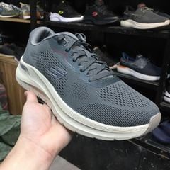 Giày thể thao nam Skech Archfit đế cao - Ghi viền đỏ