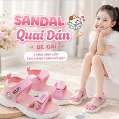 Sandal bé gái siêu nhẹ SD2702 Hồng