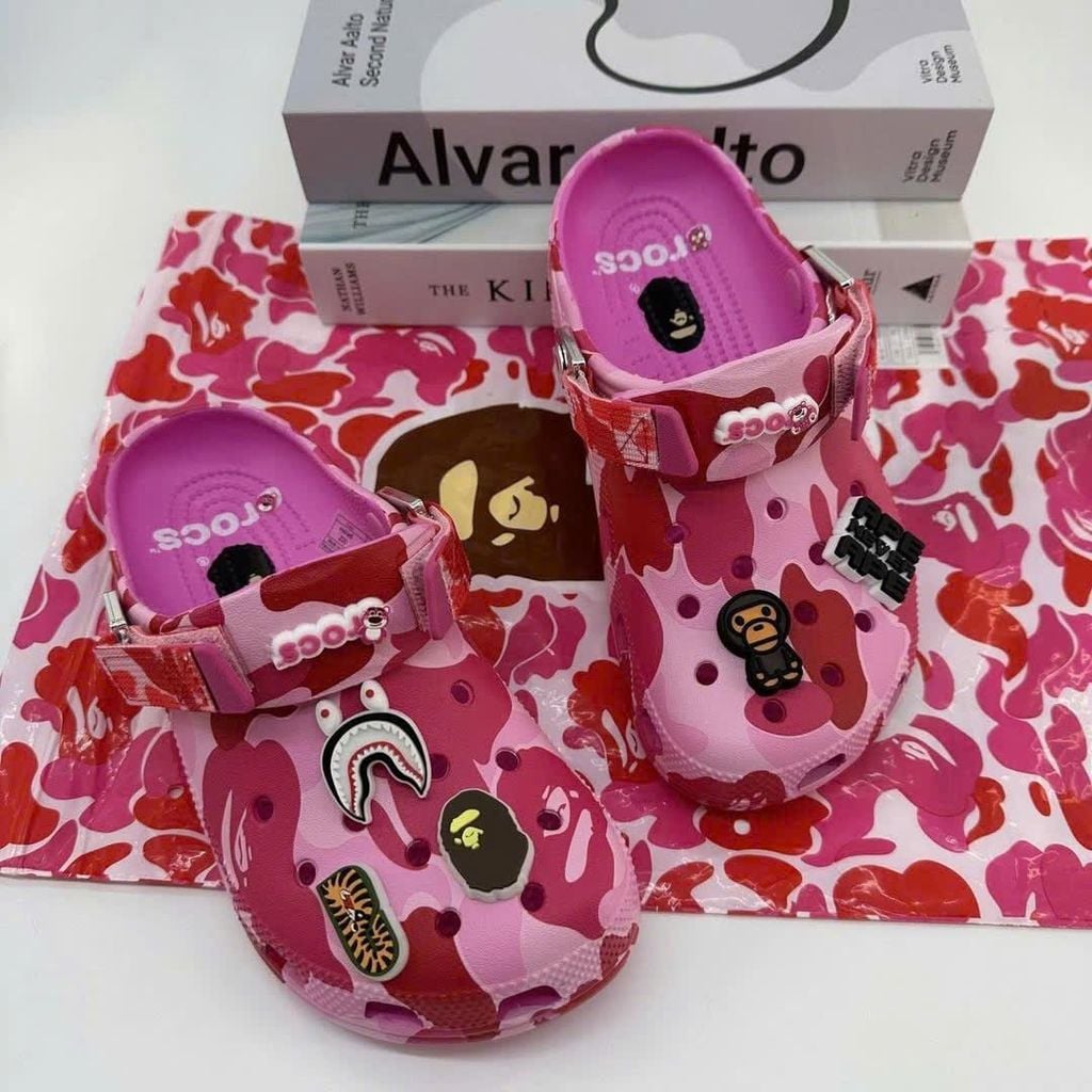Sục Crocs CLog Hồng