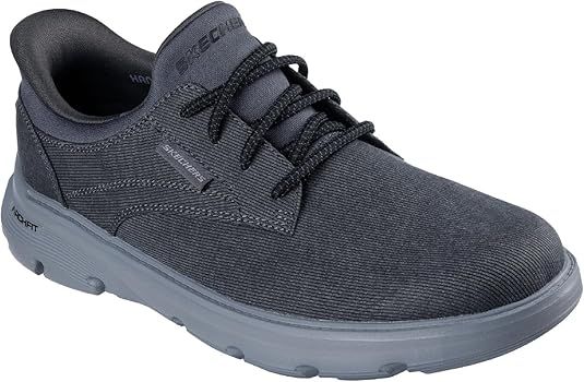 Giày thể thao vải Skech Slip-ins Arch Fit - Ghi đậm