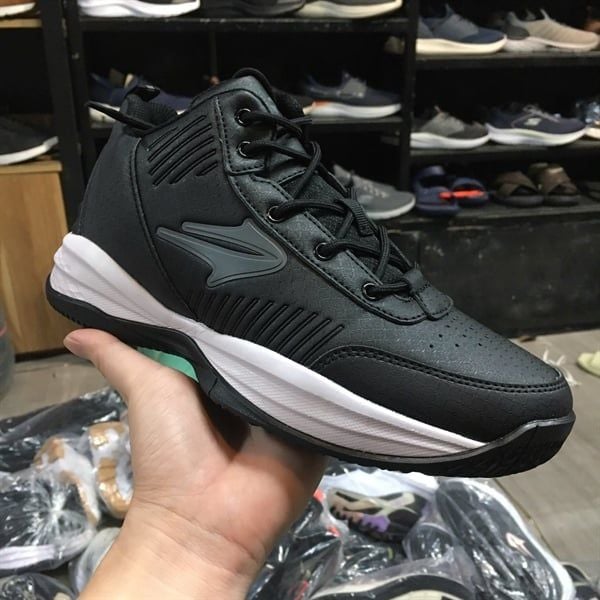 Giày thể thao bóng rổ Topper xuất dư- Đen đế trắng