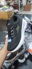 skechers đen viền xanh