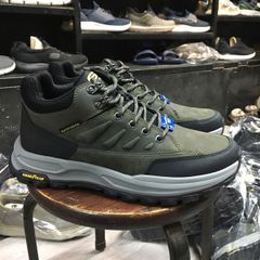 Giày da cao cổ Skech ZELLER - BAZEMORE- Xanh bộ đội