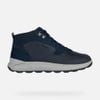 Giày cao cổ da lộn Geox xuất dư- xanh navy