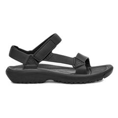 Sandal Teva ngoại cỡ cao su đúc nguyên khối - Đen