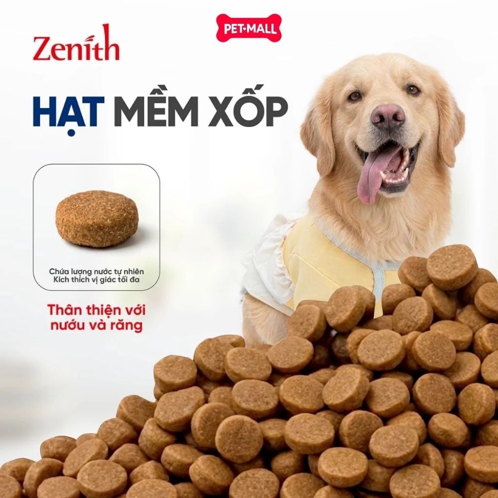 1KG - Thức ăn hạt mềm Zenith Classic cho chó giống lớn - Large Breed Petmall