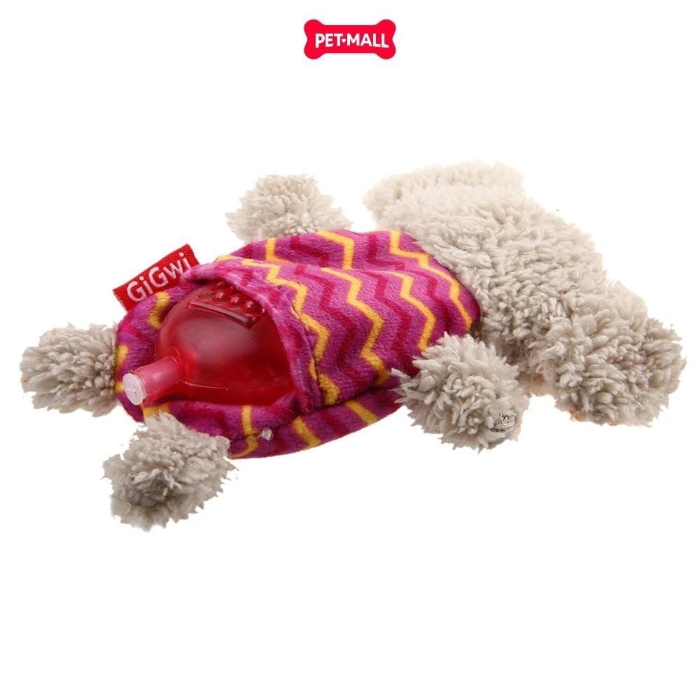 Đồ chơi GiGwi Plush Friendz Elephant With Refillable Squeaker - Gấu Bông Con Voi (kèm kèn thay) Petmall