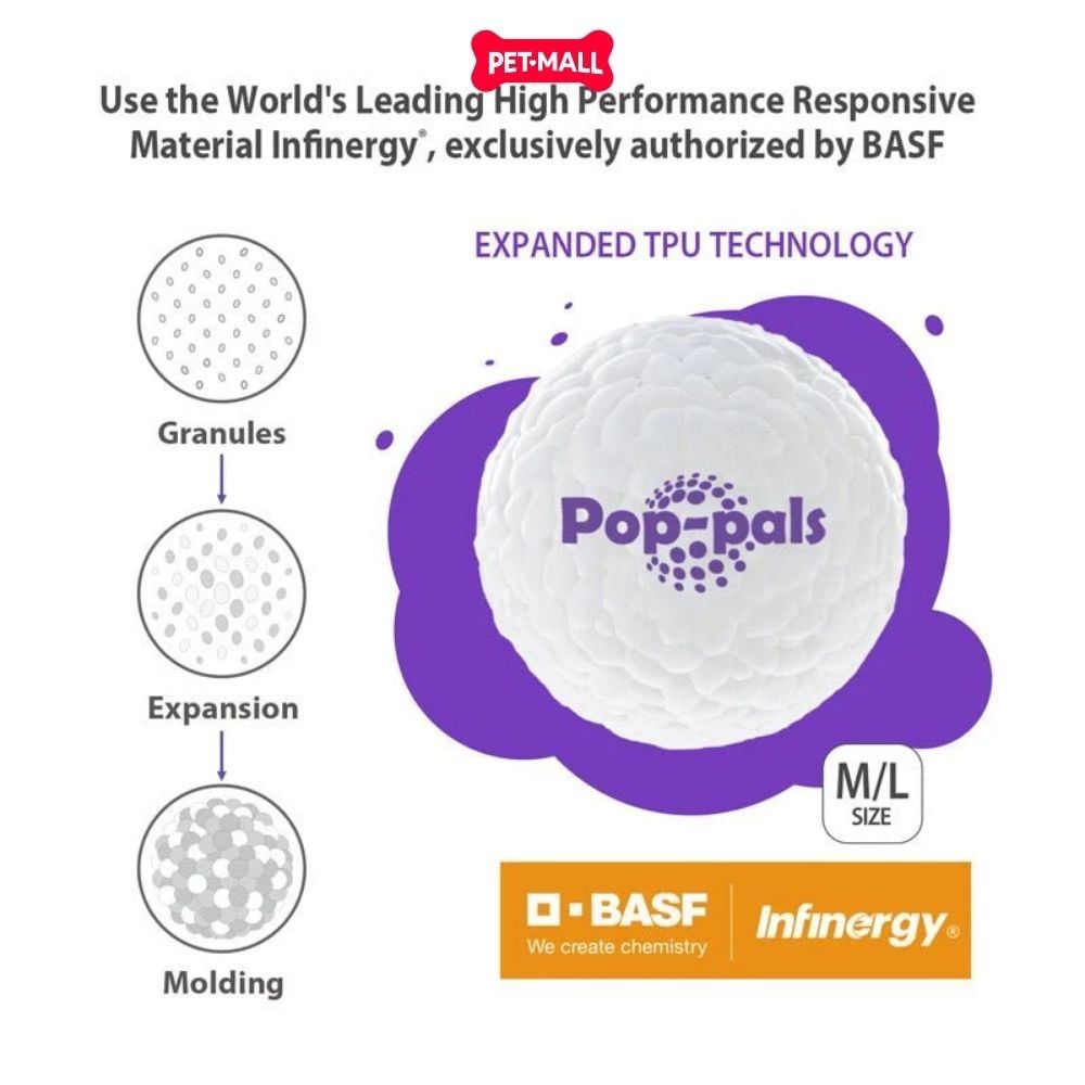 Đồ chơi GiGwi Pop-Pals bóng nảy cao cho chó - Small size Petmall