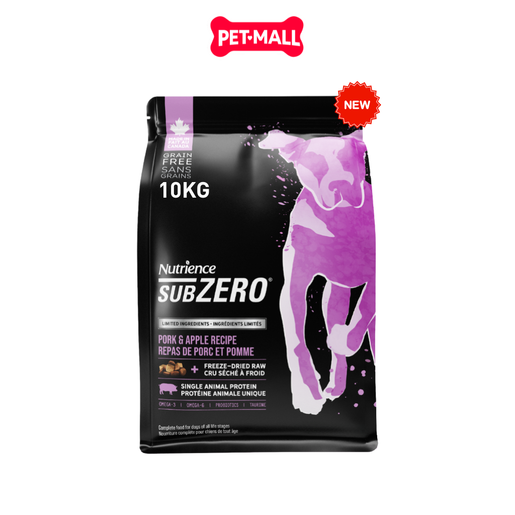 10KG - Thức ăn chó Nutrience Subzero Pork, Apple Mọi lứa tuổi - Vị thịt lợn & táo Petmall