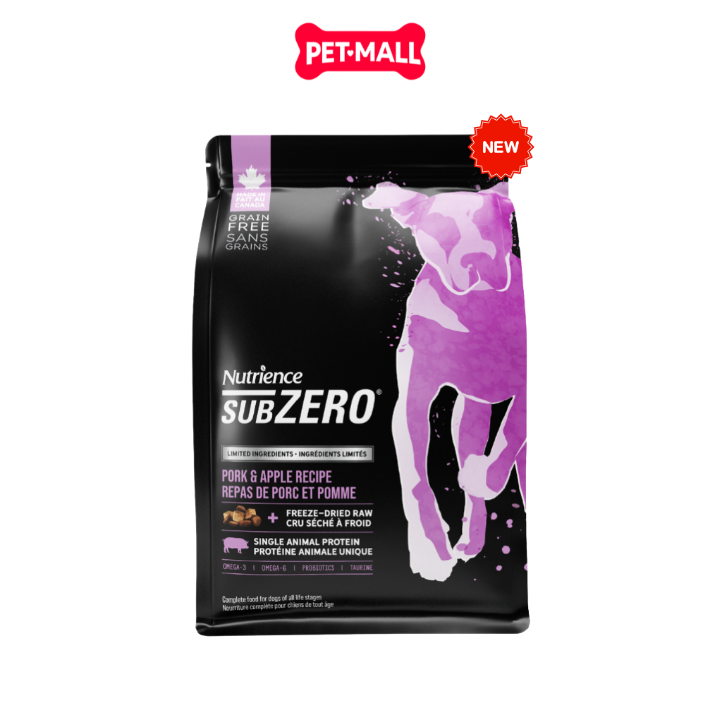 3.6KG - Thức ăn chó Nutrience Subzero Pork, Apple Mọi lứa tuổi - Vị thịt lợn & táo Petmall