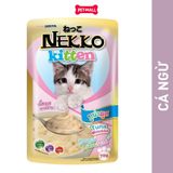 Hôpk 12 Gói 70g - Pate mèo NEKKO Kitten Mousse - Mix vị Petmall