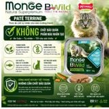 Combo 6 hộp 100g - Pate Monge Bwild Sterilised Cat - Vị heo rừng và rau Petmall