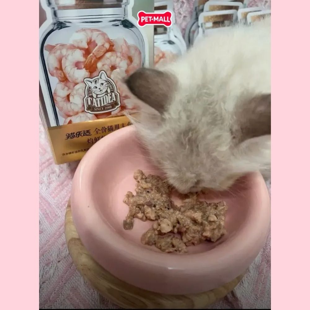 Combo 8 gói 35G - Pate thịt thật CATIDEA Superior cat food with Krill Oil Petmall