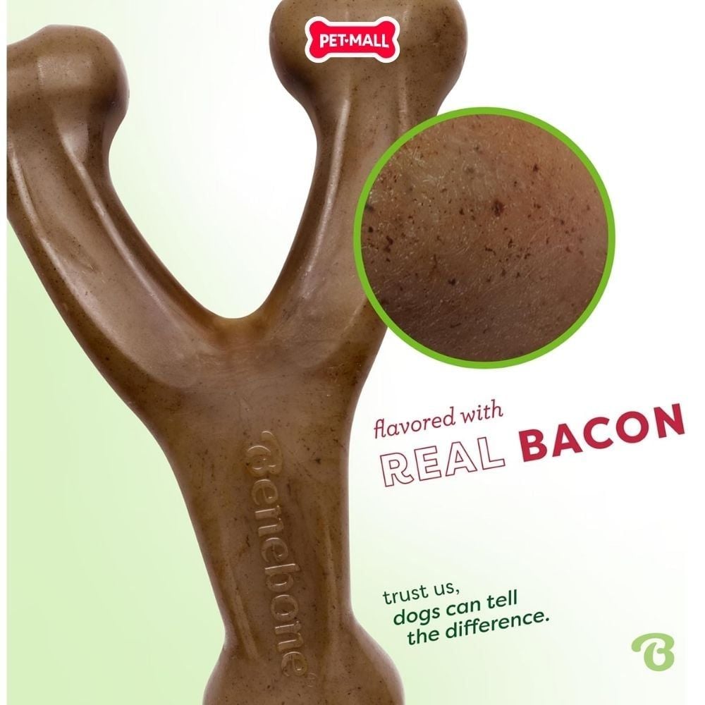 Đồ chơi xương gặm BENEBONE Wishbone Size M - Cho chó < 27kg Petmall