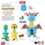 Đồ chơi gấu bông cổ cao su GiGwi Wild Hunter Crocodile TPR Neck - Hình cá sấu Petmall