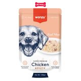 Pate chó WANPY Super Premium Chicken & Duck 100g - Hộp 12 gói - Thịt Gà & Thịt Vịt Petmall