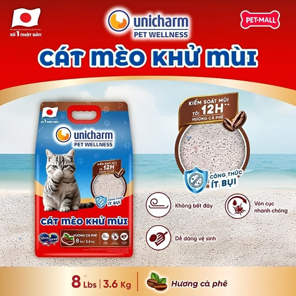 Cát vệ sinh mèo Silver Spoon hỗ trợ khử mùi từ Nhật Bản 20L - Hương hoa nhài Petmall