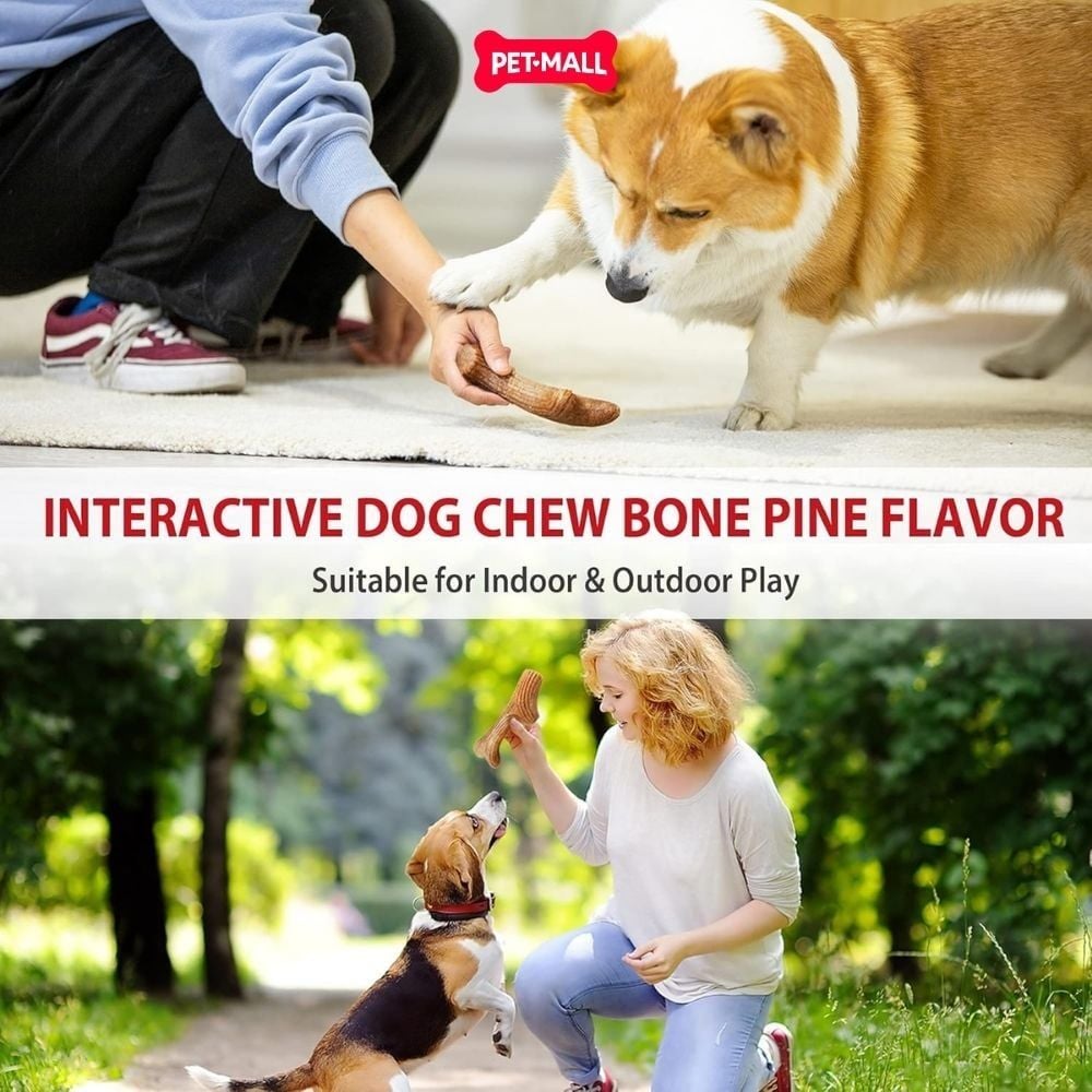 Đồ chơi nhai gặm GiGwi Nylon Wooden Antler Chew Toy - Sừng nai gỗ size M Petmall