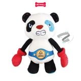 Đồ chơi thú bông có tiếng GiGwi Rock Zoo King Boxer Panda size M/L Petmall