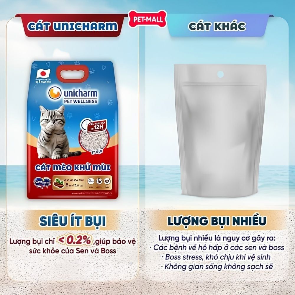 COMBO 2 TÚI - Cát vệ sinh mèo Silver Spoon hỗ trợ khử mùi từ Nhật Bản 20L Petmall