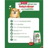 1KG - Thức ăn chó Today's Dinner Healthy Skin & Coat All Stages Dog - Hỗ trợ dưỡng lông cho chó mọi lứa tuổi Petmall