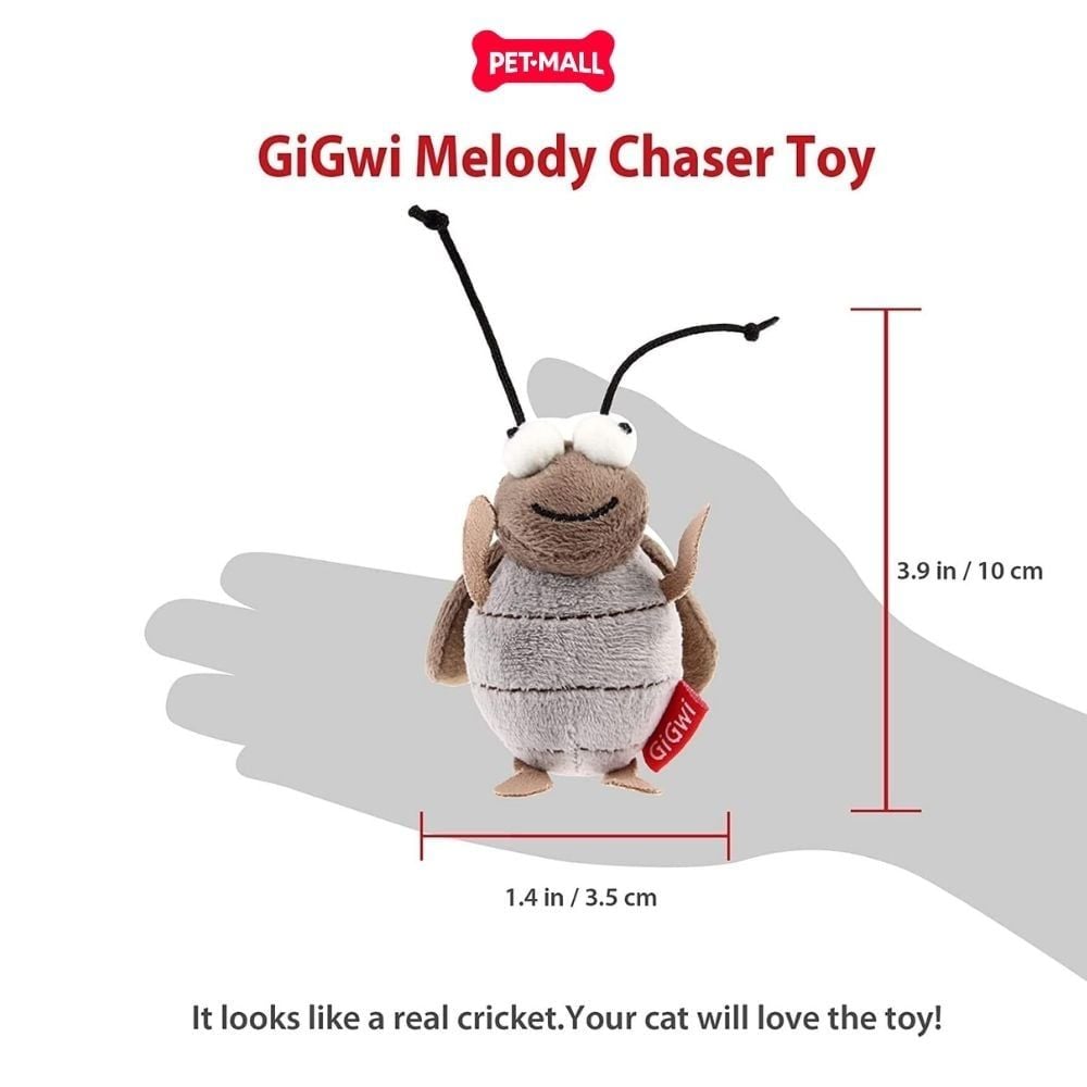 Đồ chơi cho mèo phát ra âm thanh GiGwi Melody Chaser - Con Dế Petmall