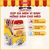 HỘP 8 GÓI 50G - Pate mèo PALMY DAYS dạng soup bổ sung men vi sinh Petmall