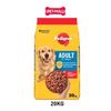  20KG - Thức ăn cho chó lớn PEDIGREE - vị Bò và Rau củ Petmall 