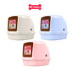  Nhà vệ sinh mèo có nắp CATIDEA Cat Litter Box Ears Size XL - 64x47x49cm Petmall 